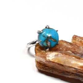 試作品のため　お買い得☆ オイスターカッパーターコイズ　シルバーリング