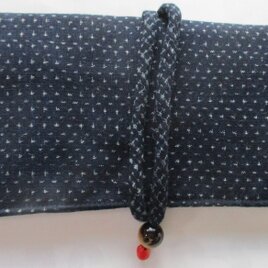 ８５７７　絣で作った和風財布・ポーチ