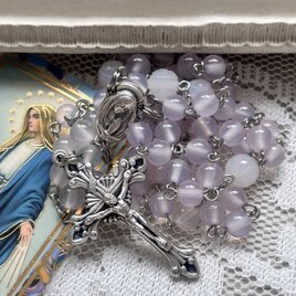 パープルカルセドニーのロザリオ