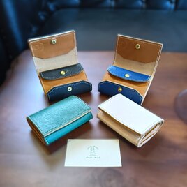 【希少】特別な価値ある「一点もの」鹿革三つ折り財布【ジビエレザー】