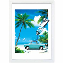 塗っちゃえ　クルマ　送料無料 　あらゆすお部屋のポスター　イラスト　ポスター　アートポスター　アート/sei検索新着順　3885