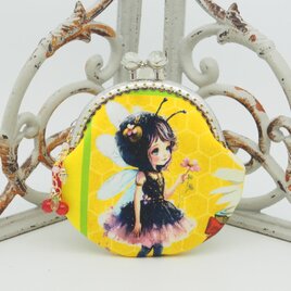 「Honey Baby 5」がま口ポーチ(口金8.5センチ)のコピーのコピーのコピー