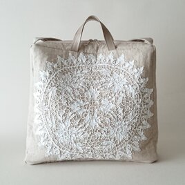 antique france lace 2way bag