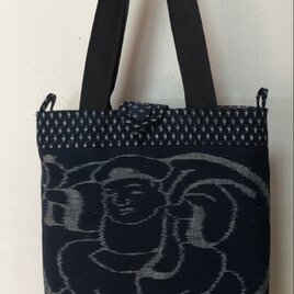 ８５７９　絵絣で作った手提げ袋