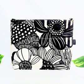 北欧の大きな花2Wayバッグインバッグ