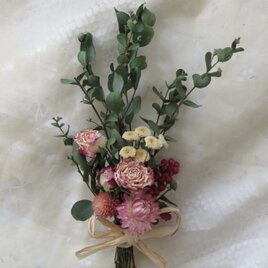 ＊new year企画＊ユーカリとバラのミニブーケB