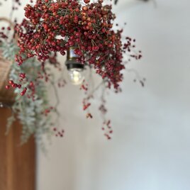 野薔薇の実のランプシェード
