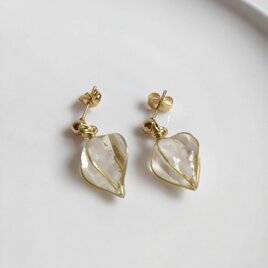 実りの種 耳飾り ゴールド standardsize