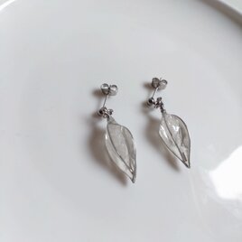 実りの種 耳飾り シルバー longsize