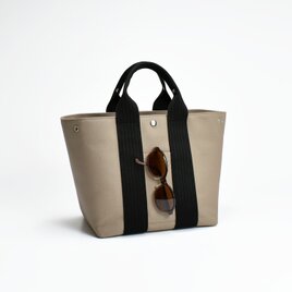 【受注製作】広まちキャンバストート（ベージュ×黒）