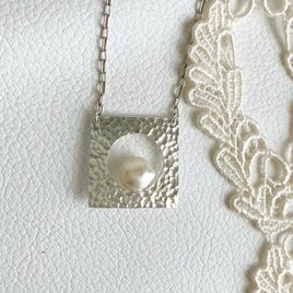 ～銀灯（ぎんとう）の余白～　シルバーネックレス