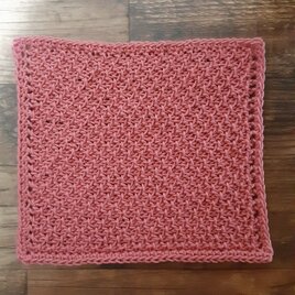 アフガン編みのドイリー（ニッタオル）