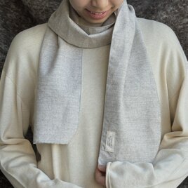 Organic Cottonヤク混ネル生地　ミニマフラー