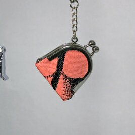 がま口のバックチャーム　キーホルダー