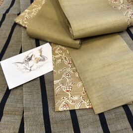 唯屋オリジナル半幅帯　正絹