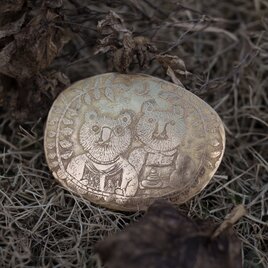 ブローチ「おやつにしましょ」