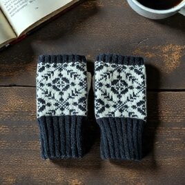 北欧アームウォーマー/シェットランドウール