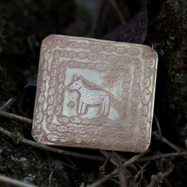 ブローチ「四角」シリーズ