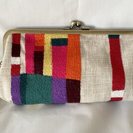 イギリス iliv 社　ARTURO シンプル　がま口長財布　　