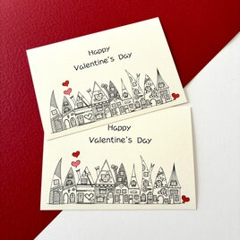 バレンタインポストカード　2枚