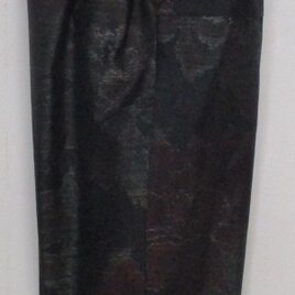 ８５８２　色大島紬の着物で作ったパンツ　