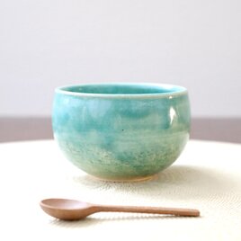 艶やかターキッシュブルー トルコ青釉のお湯のみ