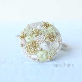 gold dot ヘアゴム