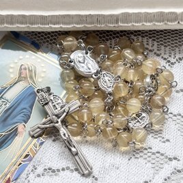 ゴールデンフローライトのロザリオ