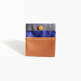 MINIポーチ　パープル　オレンジ