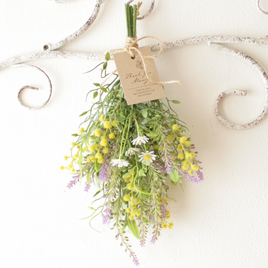 ミモザとラベンダーのスワッグ