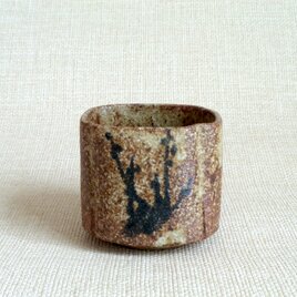 四方湯のみ（つばめと梅a）