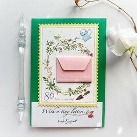 封筒つきカードP×G〜with a tiny letter