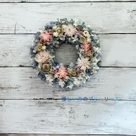 待ちきれない春！優しい春のブルーリース