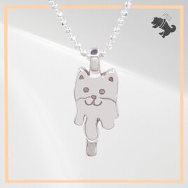 とろける犬 アイス シルバーネックレス いぬ イヌ 犬 ドッグ 動物 小動物  アニマル ペット シルバーアクセサリー