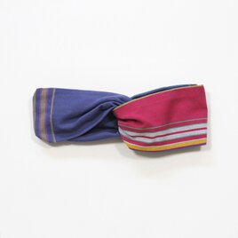 淡い彩り、優しい風合い。キコイのヘアターバン 幅広 ふっくら ボリューム ヘアターバン