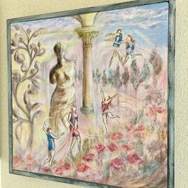 オリジナル絵画作品　タイトル 「Greek Happiness_1」