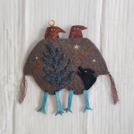 満月ではないけれど ｜ 壁飾り