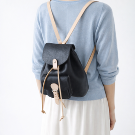 【今だけノベルティ贈呈】本革ミニリュック｜やわらかいヌメ革 × しっかり入るサイズ感｜手作り