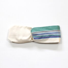 淡い彩り、優しい風合い。キコイのヘアターバン 幅広 ふっくら ボリューム ヘアターバン