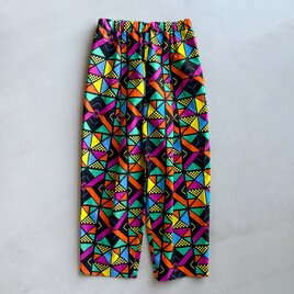 アフリカンワックスプリント　タックパンツ Imibala