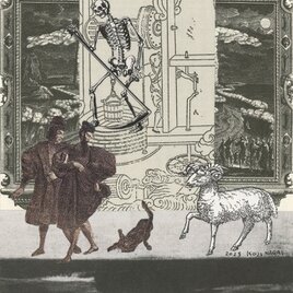 未年02-Koji Nagai’s collage series in 十二支