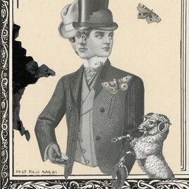 未年01-Koji Nagai’s collage series in 十二支