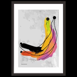 熟れゆくバナナ　フルーツ　送料無料 　あらゆるお部屋のポスター　ポスター　アートポスター　アート/sei検索新着順　3913