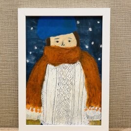 アラン柄のセーター