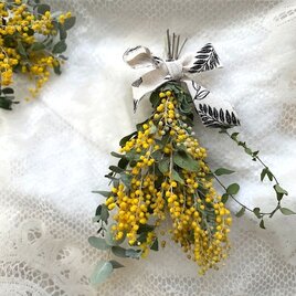 パールアカシアのミニスワッグ