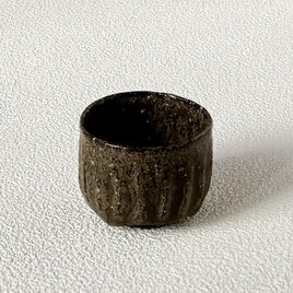 松灰釉 鎬ぐい呑み k-et-1