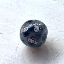 とんぼ玉「忍者（小）」　