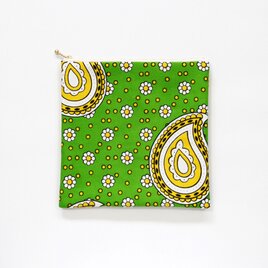 大容量・フラットポーチ（カンガ）大きいポーチ 化粧ポーチ マルチポーチ