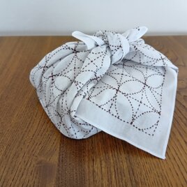 刺し子のクロス【七宝】