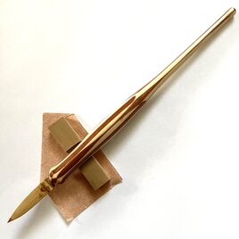 琴一ペン　（竹ペン、ペン軸は寄木）